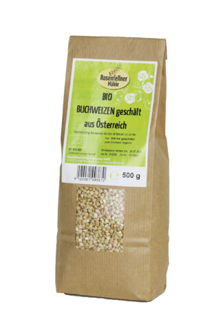 Buchweizen geschält Bio 500g, Getreide aus dem Traunviertel, kernig-nussig