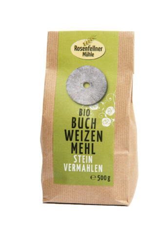 Buchweizenmehl auf Stein vermahlen Bio 500g, ideal zum Backen und Kochen