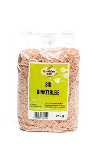 Dinkelkleie Urgetreide Bio 250g, wertvolle Ballaststoffquelle