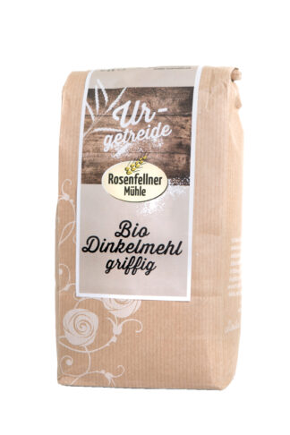 Dinkelmehl griffig URgetreide Bio 1kg, ideal zum Kochen