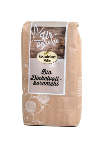 Dinkelvollkornmehl URgetreide Bio 1kg, ideal zum Backen und Kochen