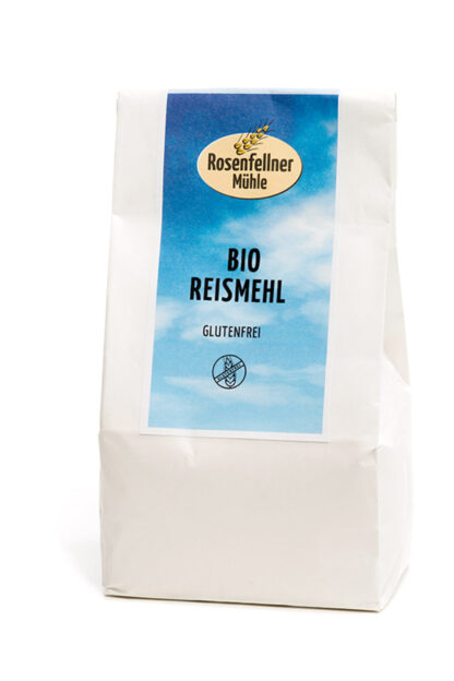 Reismehl glutenfrei Bio 500g, ideal zum Backen und Kochen