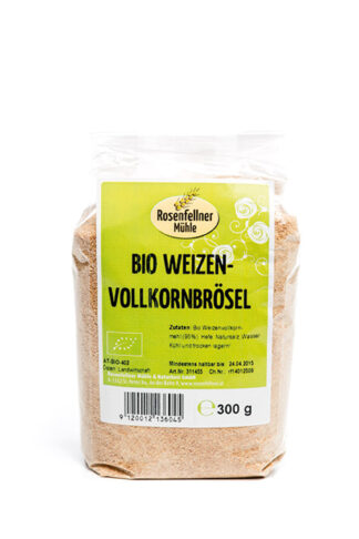 Weizenvollkornbrösel Bio 300g