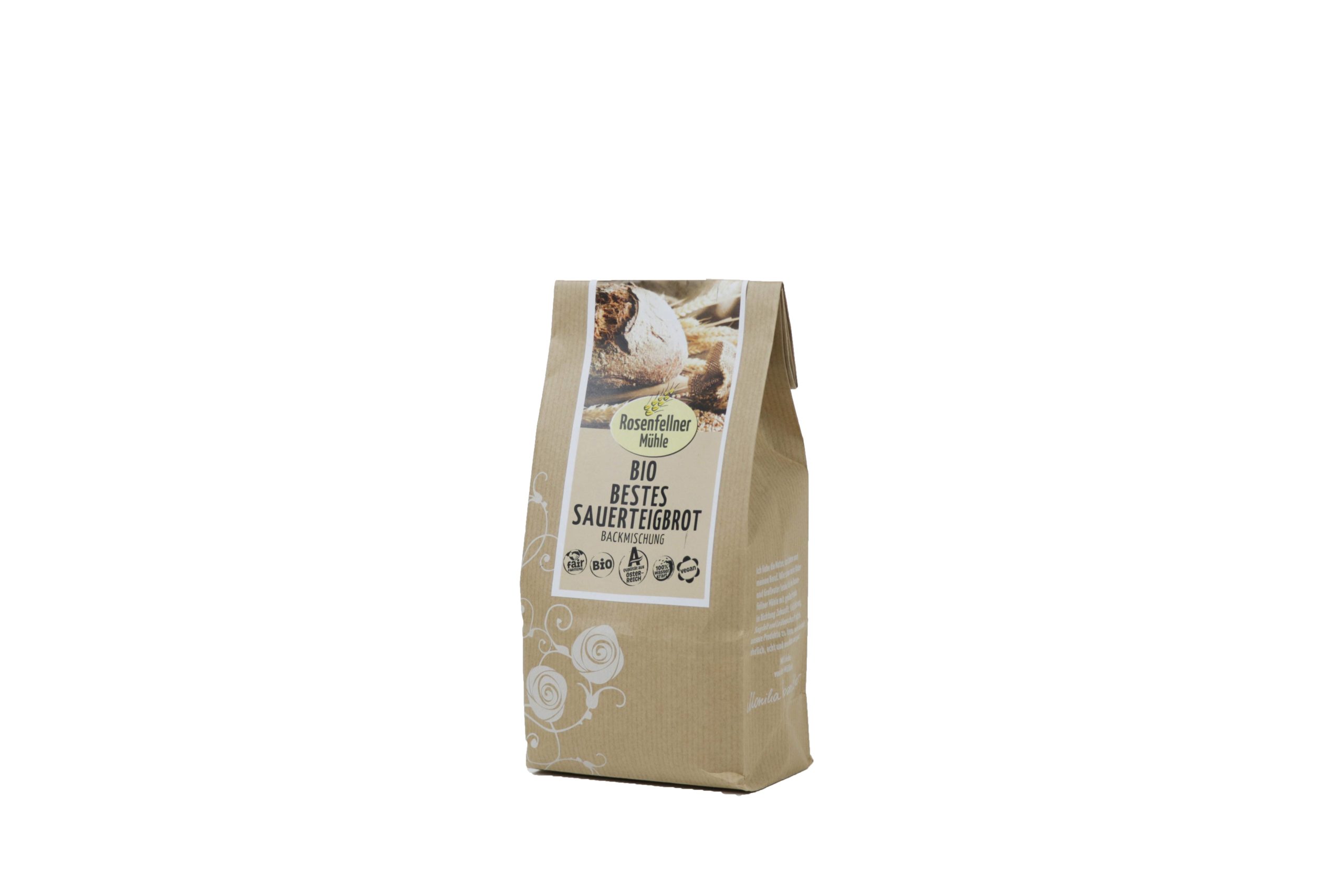 Bestes Sauerteigbrot Backmischung Bio 500g, einfache Zubereitung