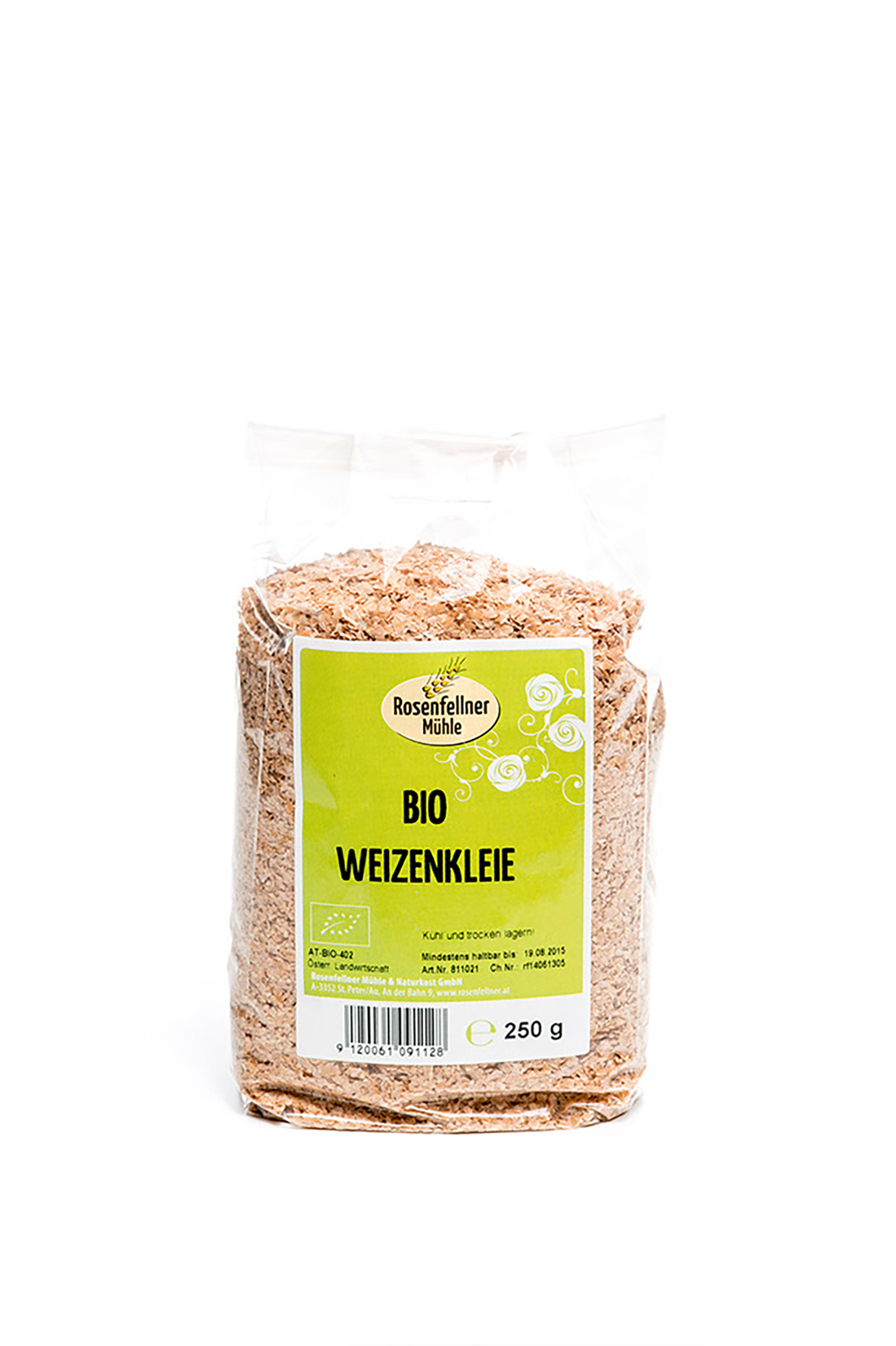 Weizenkleie Bio 250g, verdauungsfördernd