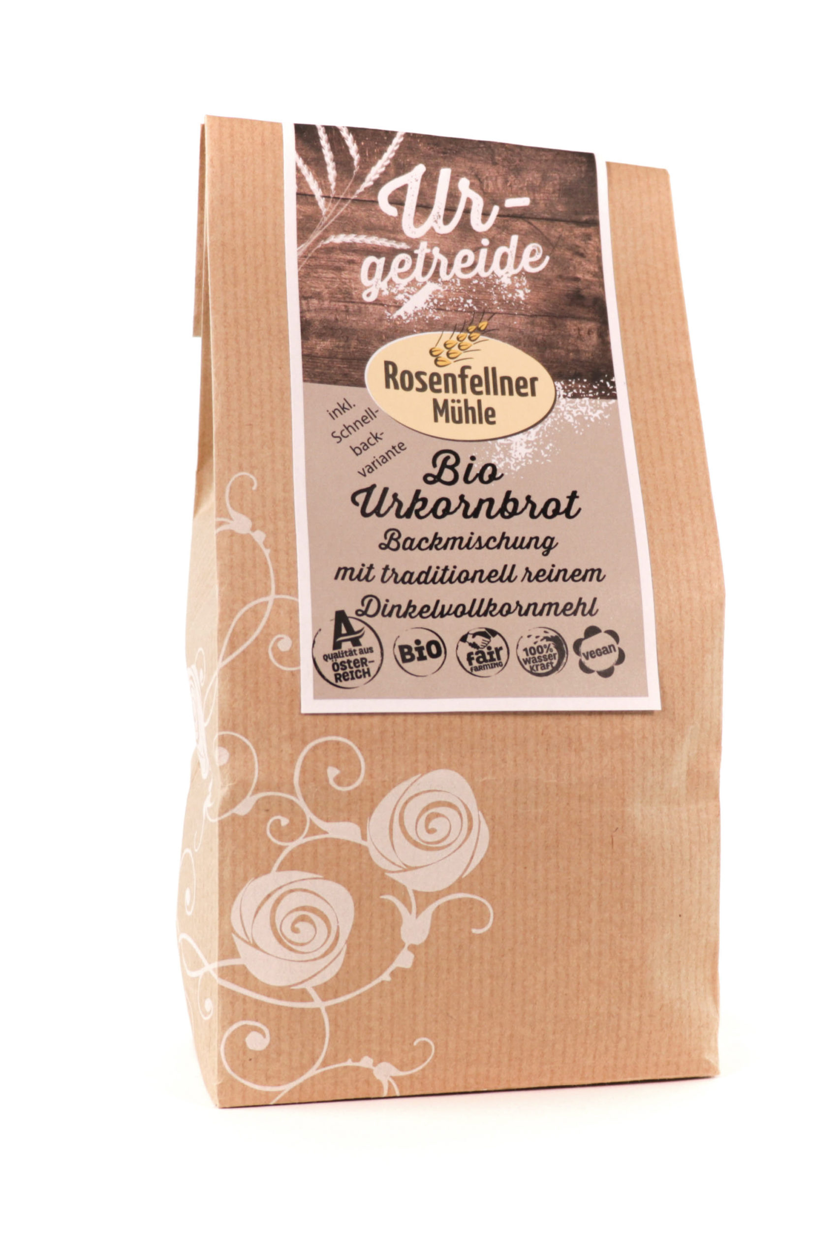 URkornbrot Backmischung 500g, einfache Zubereitung