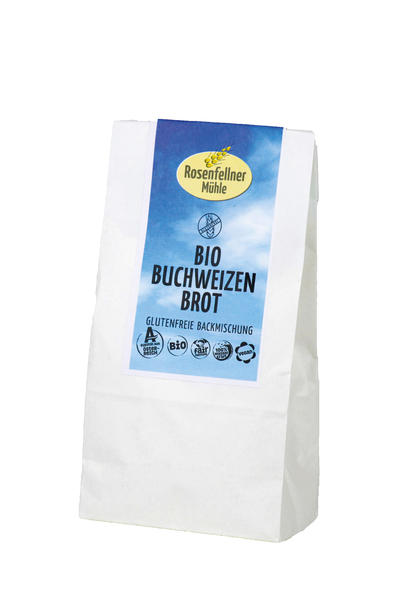 Buchweizenbrot glutenfrei Backm. Bio 500g, einfache Zubereitung
