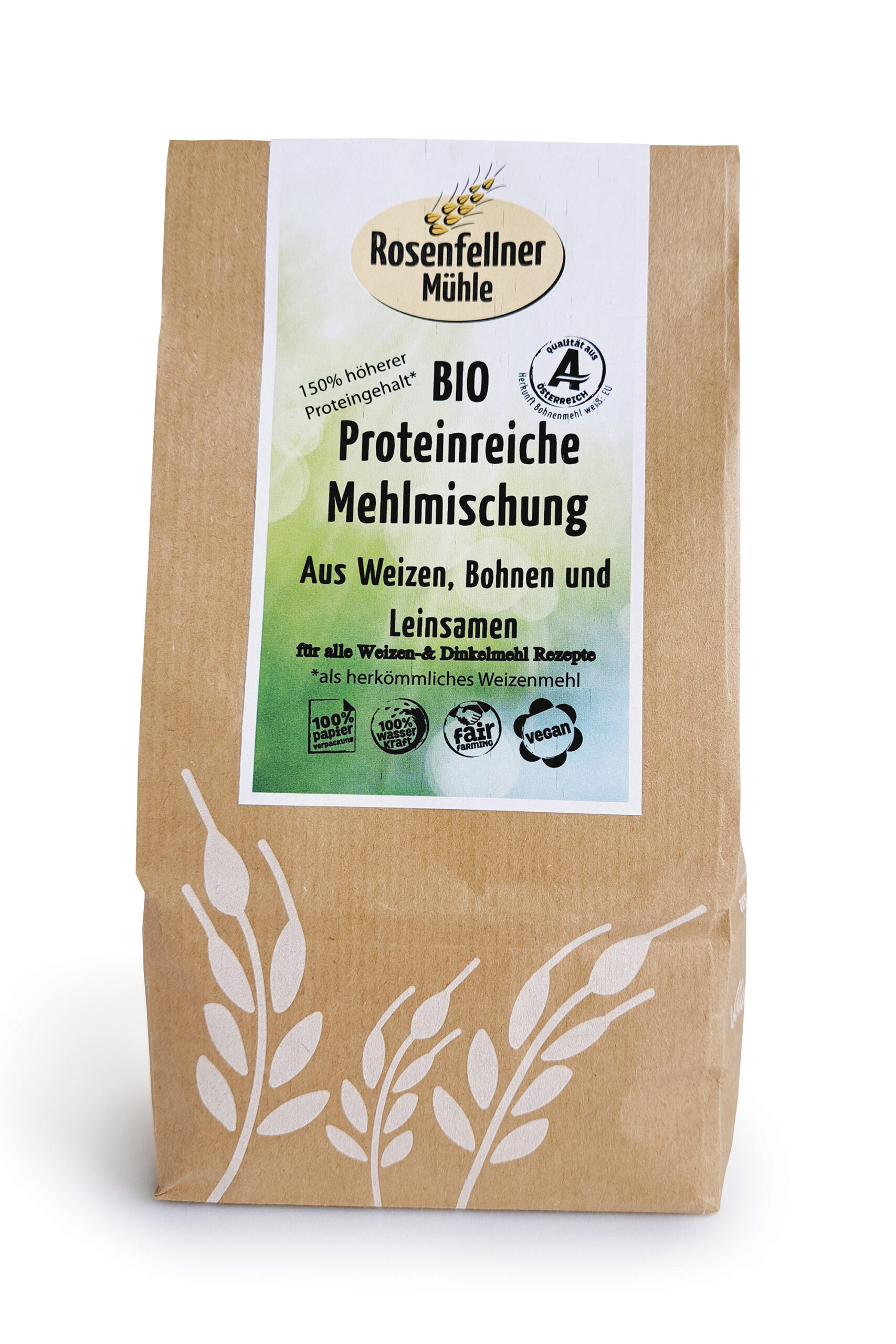Proteinreiche Mehlmischung Bio 500g, ideal zum Backen und Kochen