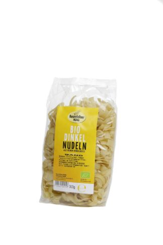 Bandnudeln 100% Dinkelgrieß Bio 300g, perfekt zum al dente Kochen