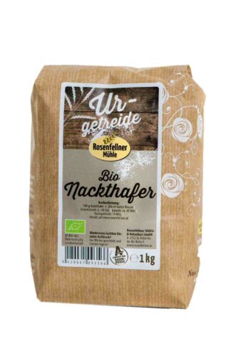 Nackthafer Bio 1kg, Getreide aus Österreich, sättigend und proteinreich