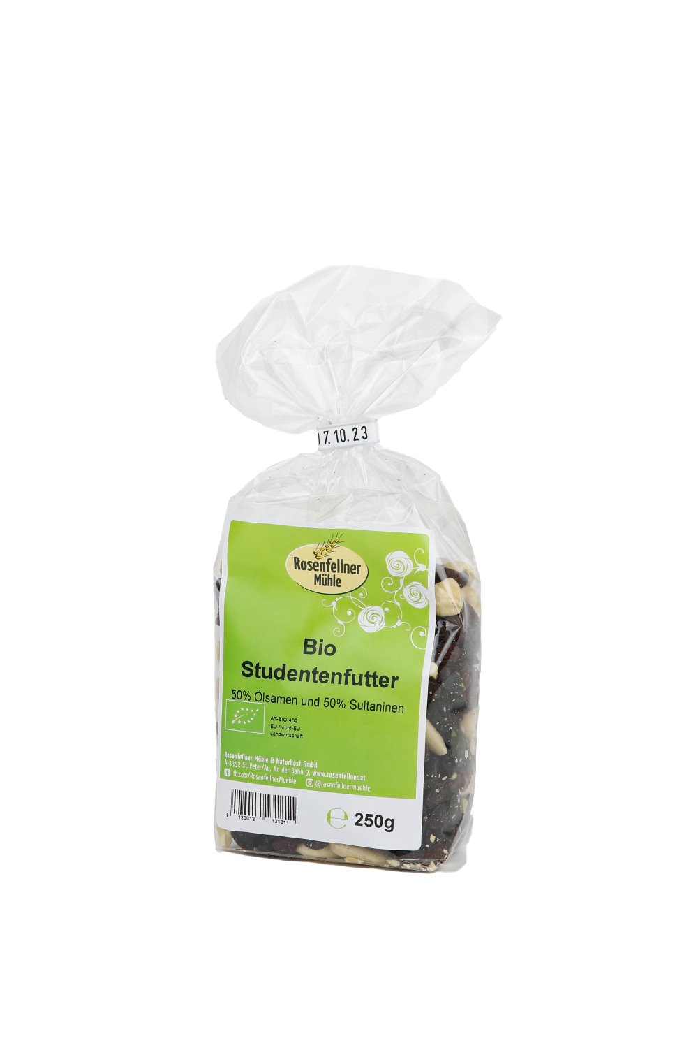 Studentenfutter Bio 250 Gramm