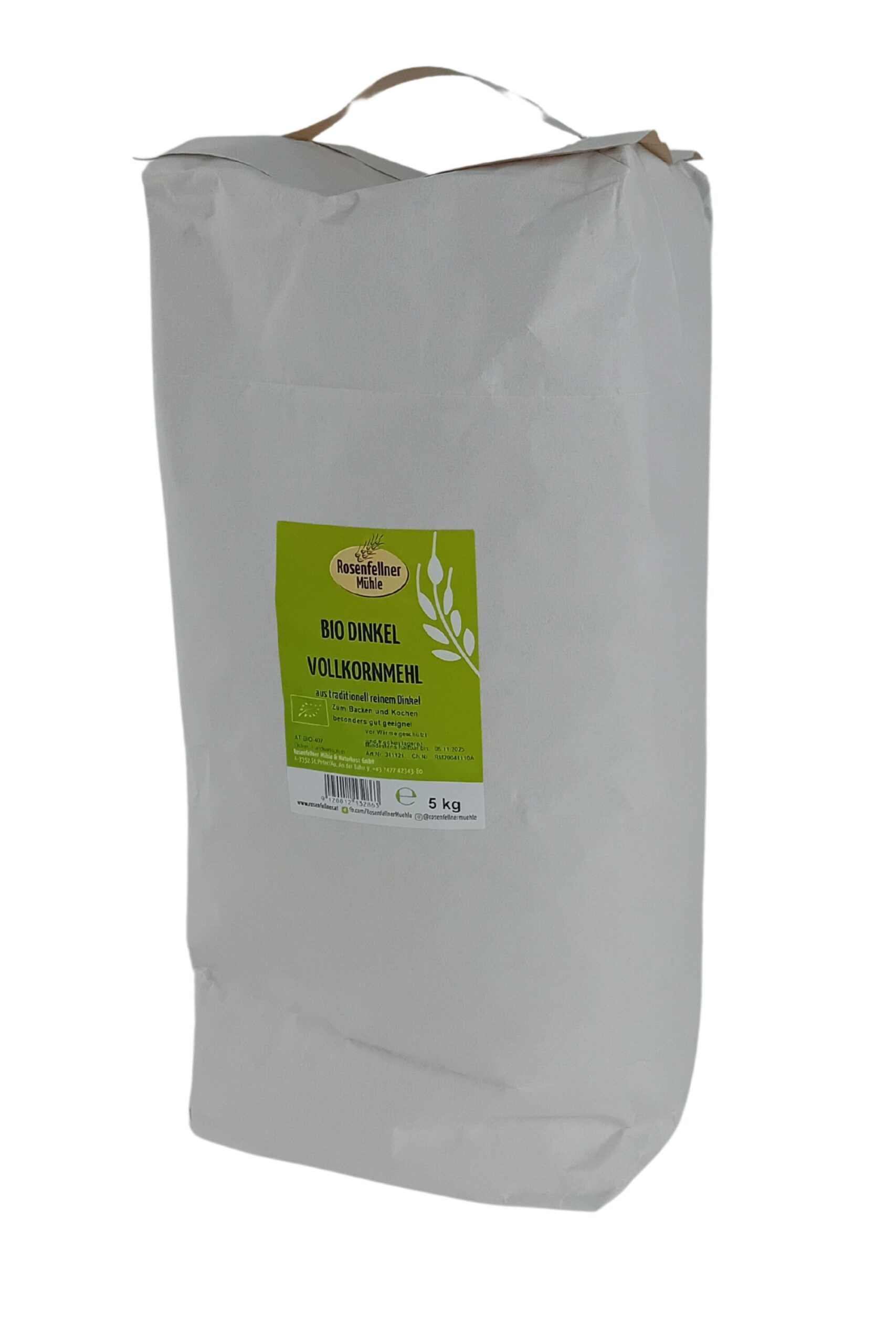 Dinkelvollkornmehl URgetreide BIO 5kg