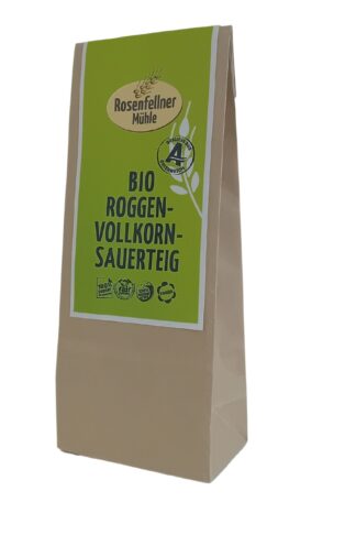 Roggenvollkornsauerteig trocken Bio 170g, ideal zum Brotbacken