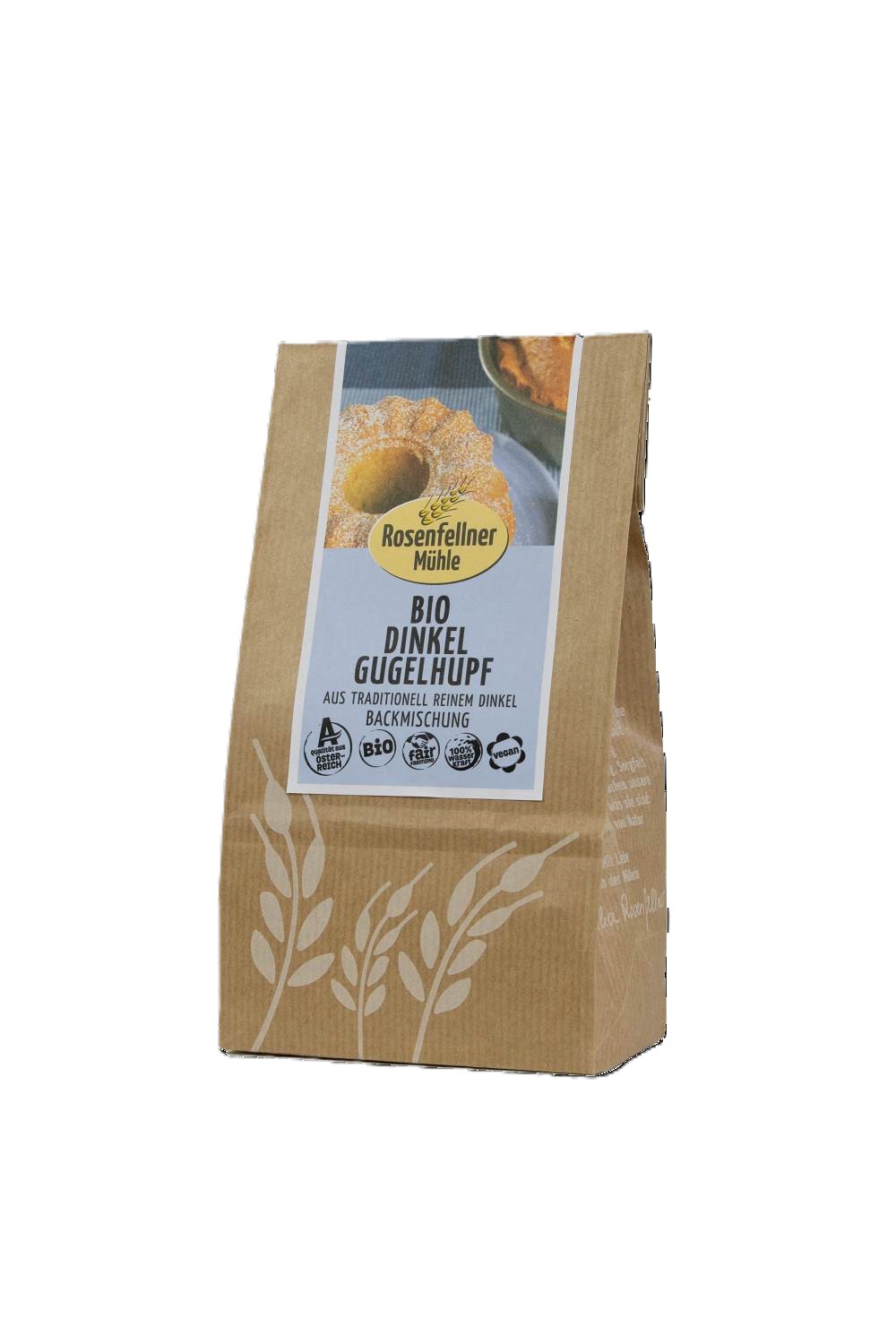 Dinkel Gugelhupf Backmischung Bio 370g, einfache Zubereitung