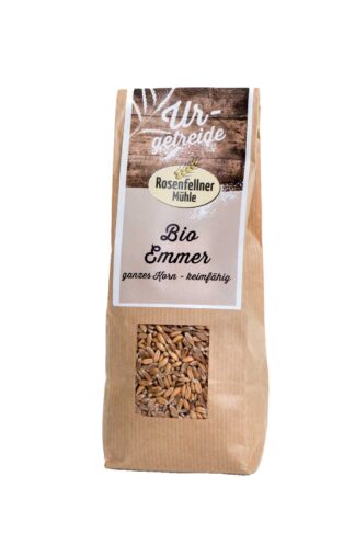Emmer URgetreide Bio keimfähig 500g aus dem Waldviertel, kräftig-aromatisch