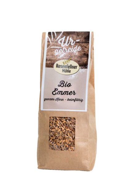 Emmer URgetreide Bio keimfähig 500g aus dem Waldviertel, kräftig-aromatisch