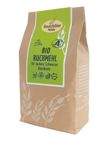 Ruchmehl Bio 750g, ideal zum Brotbacken