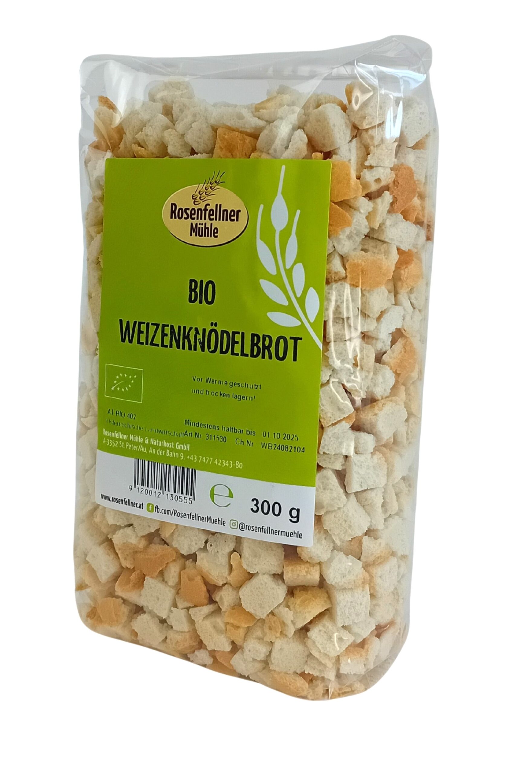 Weizenknödelbrot hell Bio 300g