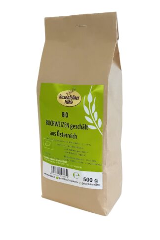 Buchweizen geschält Bio 500g, Getreide aus dem Traunviertel, kernig-nussig