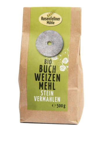 Buchweizenmehl auf Stein vermahlen Bio 500g, ideal zum Backen und Kochen