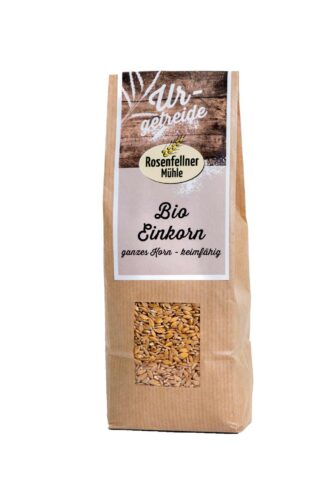 Einkorn URgetreide Bio keimfähig 500g aus dem Waldviertel, nussig-herzhaft