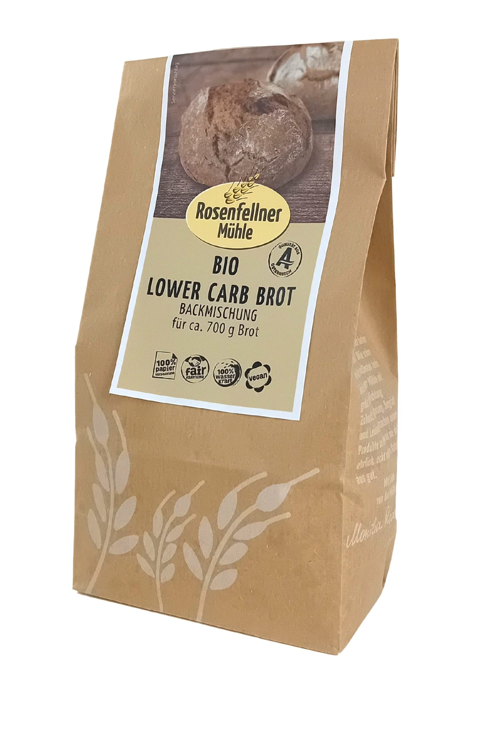 LOWER CARB Brot Backmischung BIO 240g