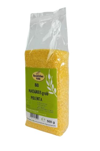 Maisgrieß grob Polenta Bio 500g, ideal zum Kochen