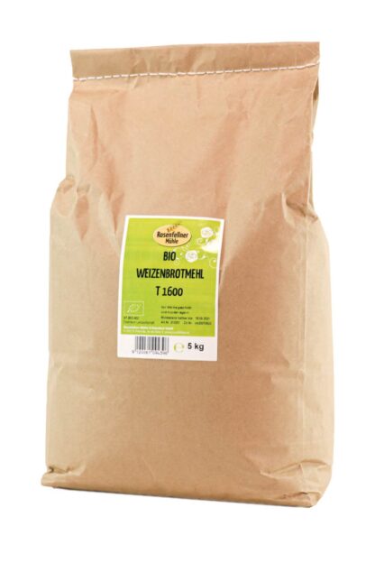 Weizenbrotmehl T 1600 Bio 5kg