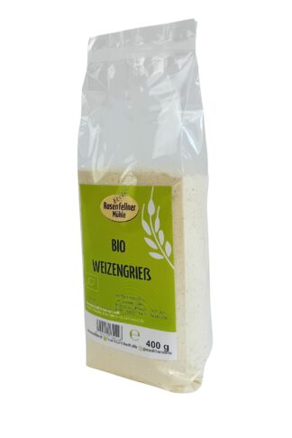 Weizengrieß Bio 400g, ideal zum Kochen