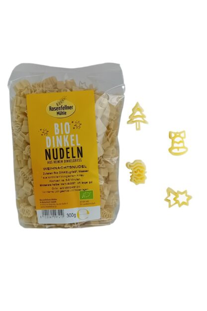 Weihnachtsnudeln aus Dinkelgrieß Bio 300g