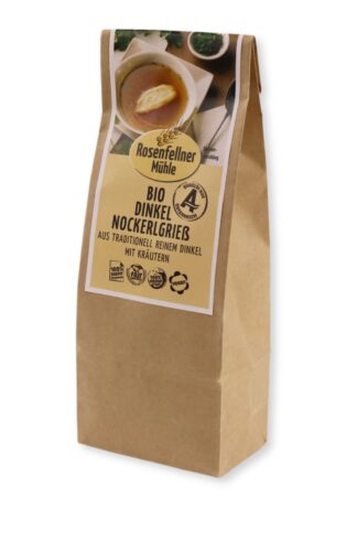 Dinkel Nockerlgrieß mit Kräutern Bio 250g