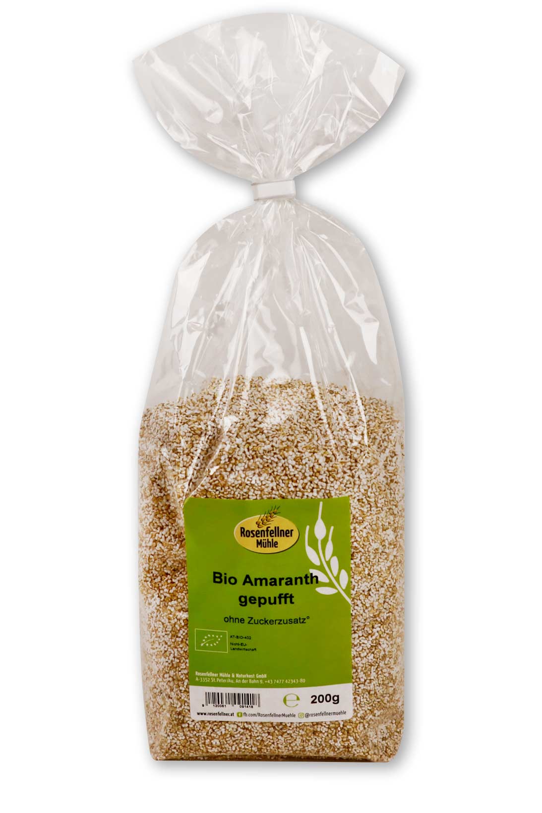 Amarant gepufft Bio 200g
