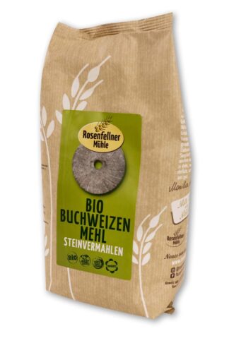 Buchweizenmehl auf Stein vermahlen Bio 500g, ideal zum Backen und Kochen