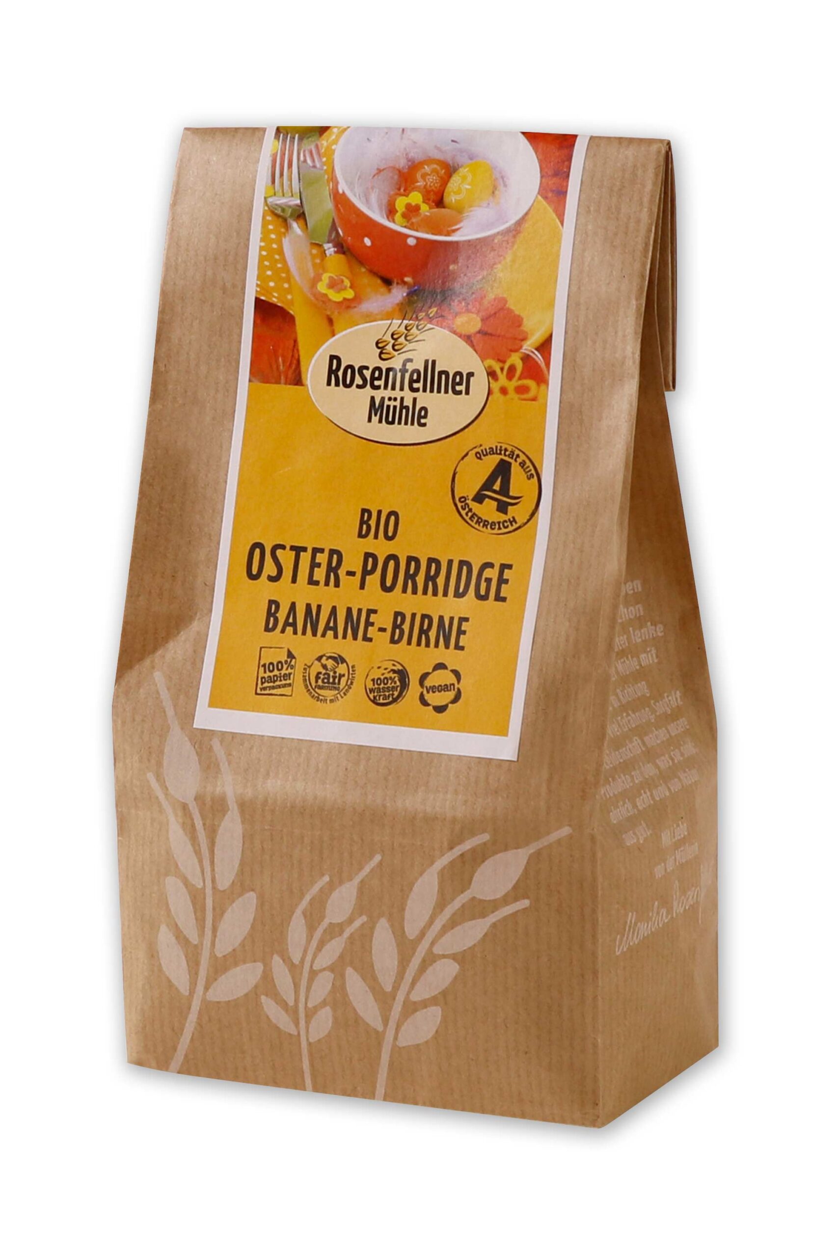 Osterporridge Banane/Birne BIO 380g