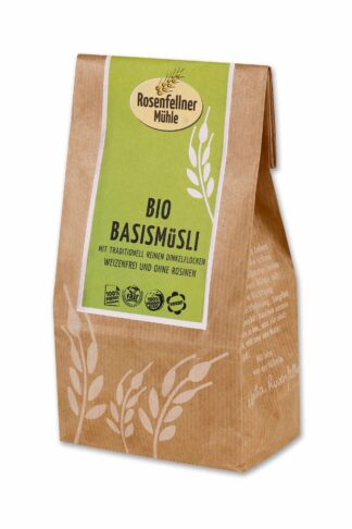 Basismüsli weizenfrei ohne Rosinen Bio 400g