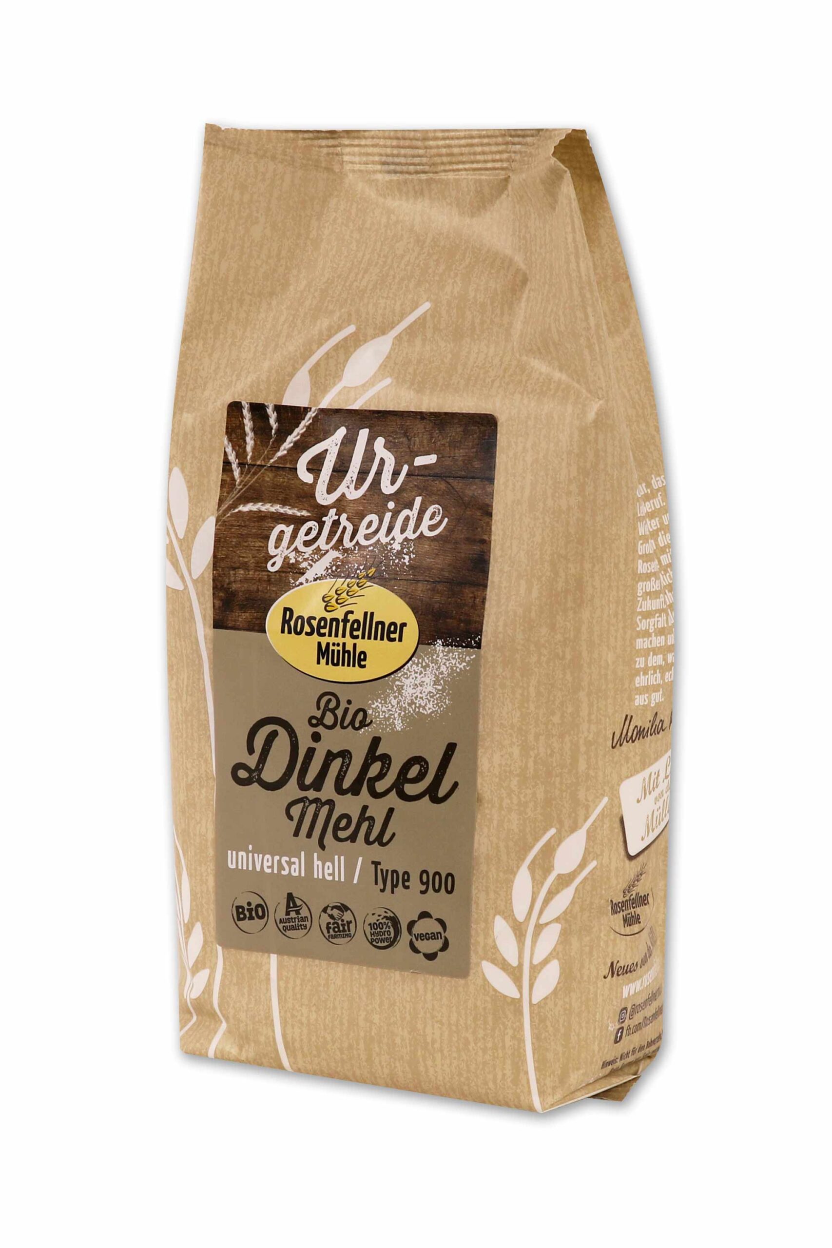 Dinkelmehl universal hell URgetreide Bio 700g, ideal zum Backen und Kochen