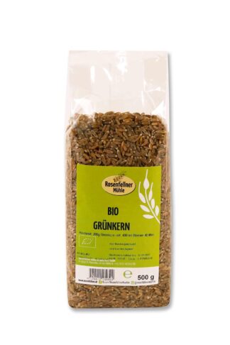 Grünkern Bio 500g, Getreide aus der Steiermark, rauchig-nussiges Aroma