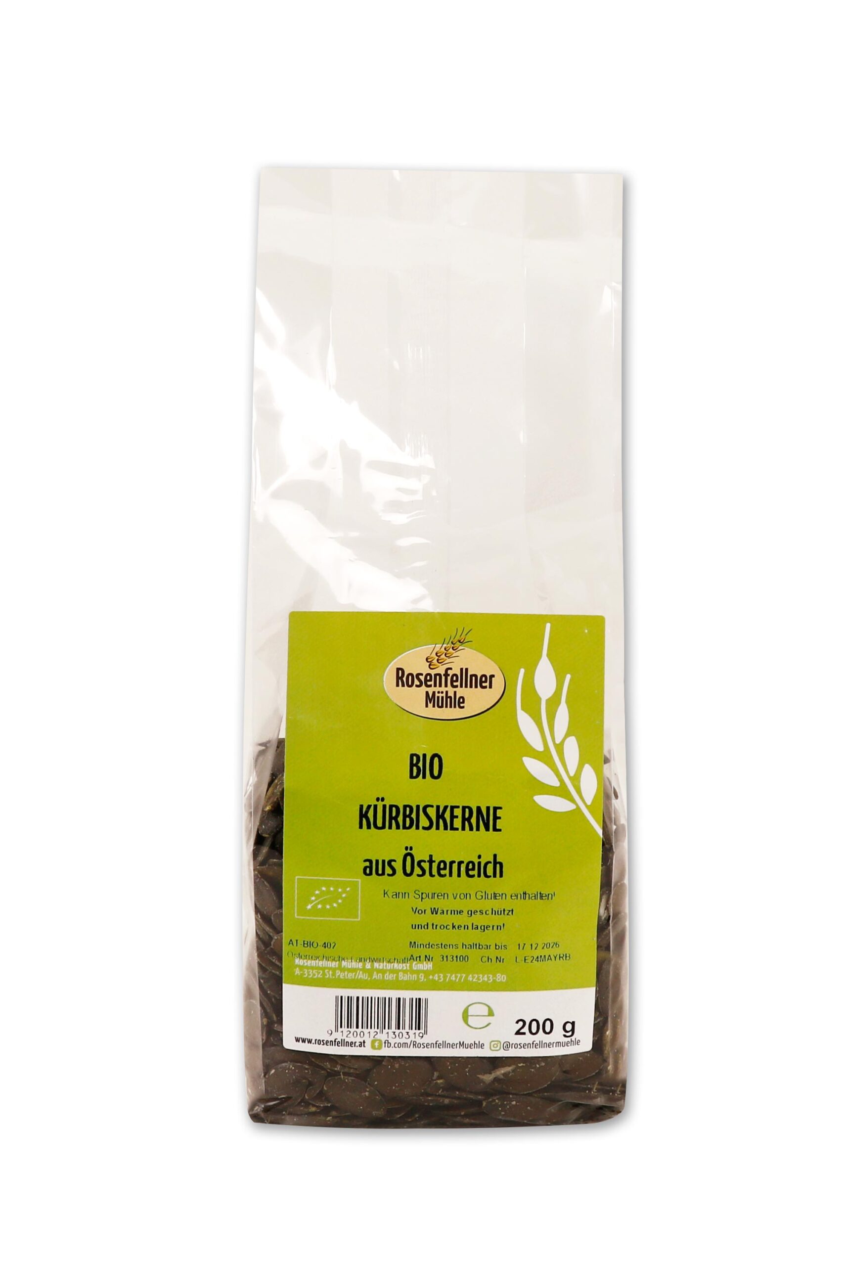 Kürbiskerne natur Bio 200g