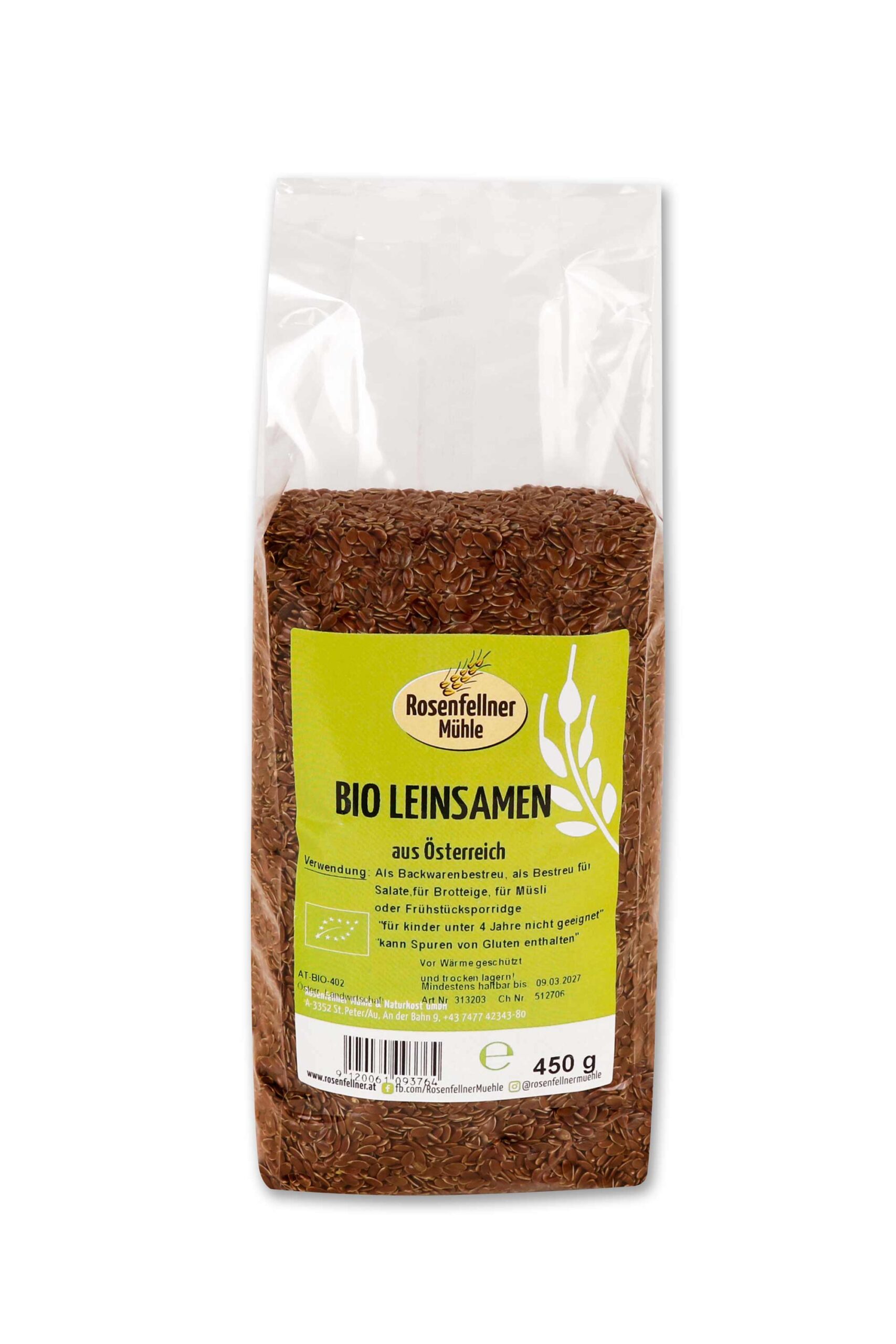 Leinsamen Bio 450
