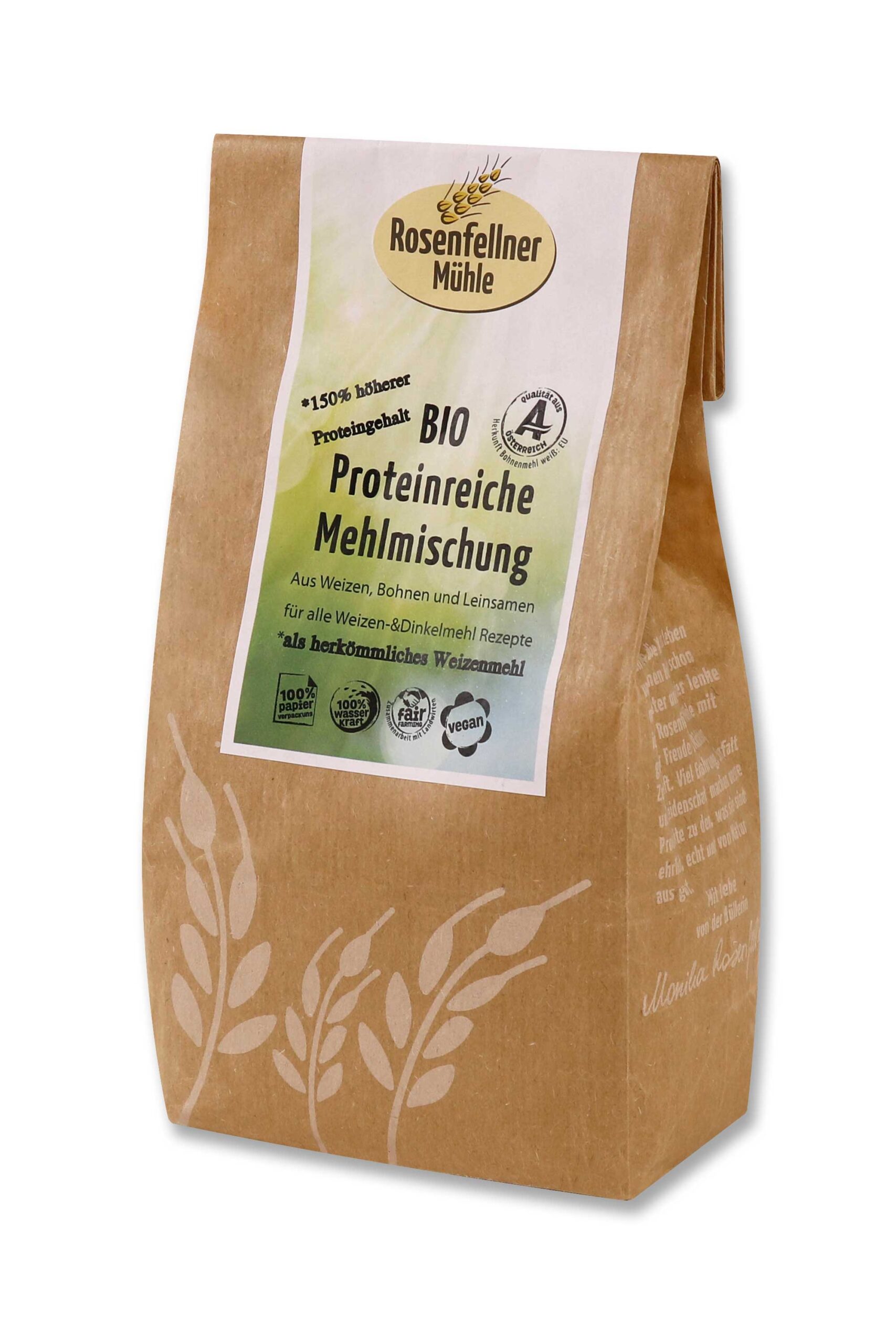 Proteinreiche Mehlmischung Bio 500g, ideal zum Backen und Kochen