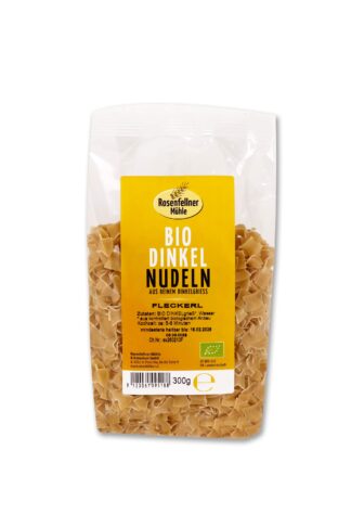 Dinkel Fleckerl aus 100% Dinkelgrieß BIO 300g, perfekt zum al dente Koche