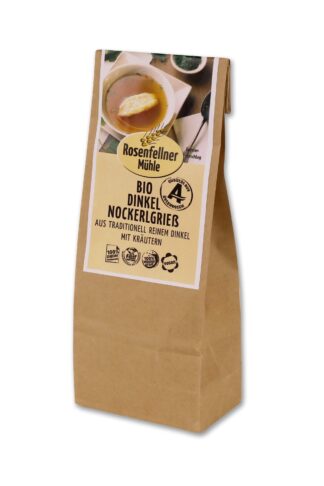 Dinkel Nockerlgrieß mit Kräutern Bio 250g