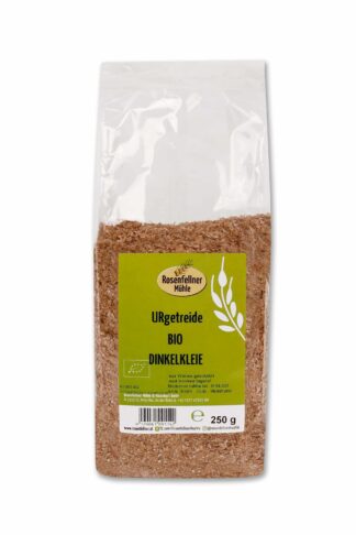 Dinkelkleie Urgetreide Bio 250g, wertvolle Ballaststoffquelle
