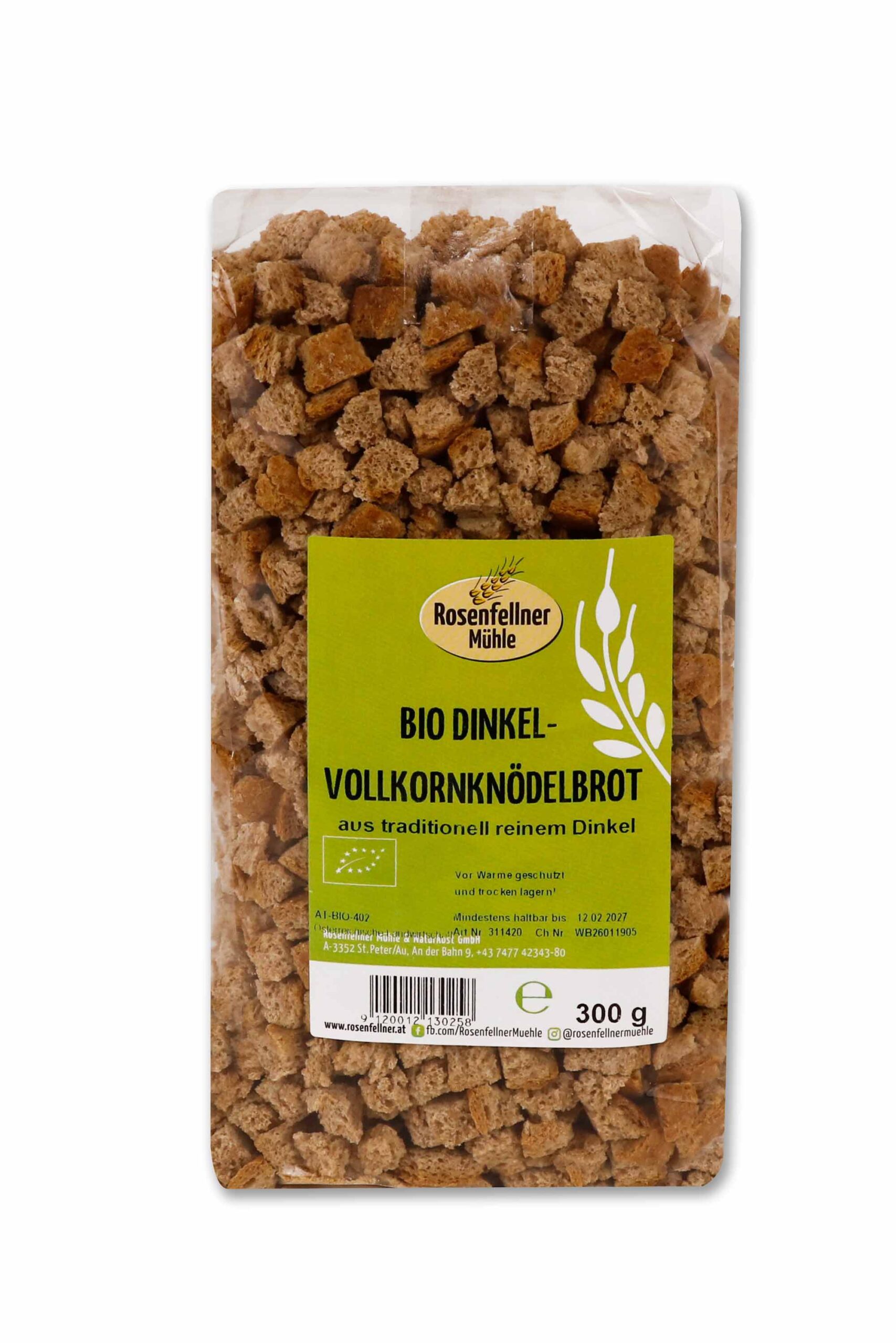 Dinkelvollkorn-Knödelbrot Bio 300g