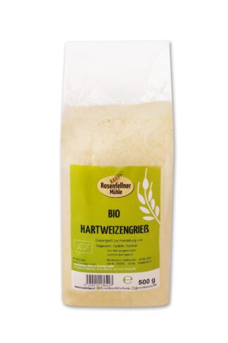 Hartweizengrieß Bio 500g, ideal zum Kochen