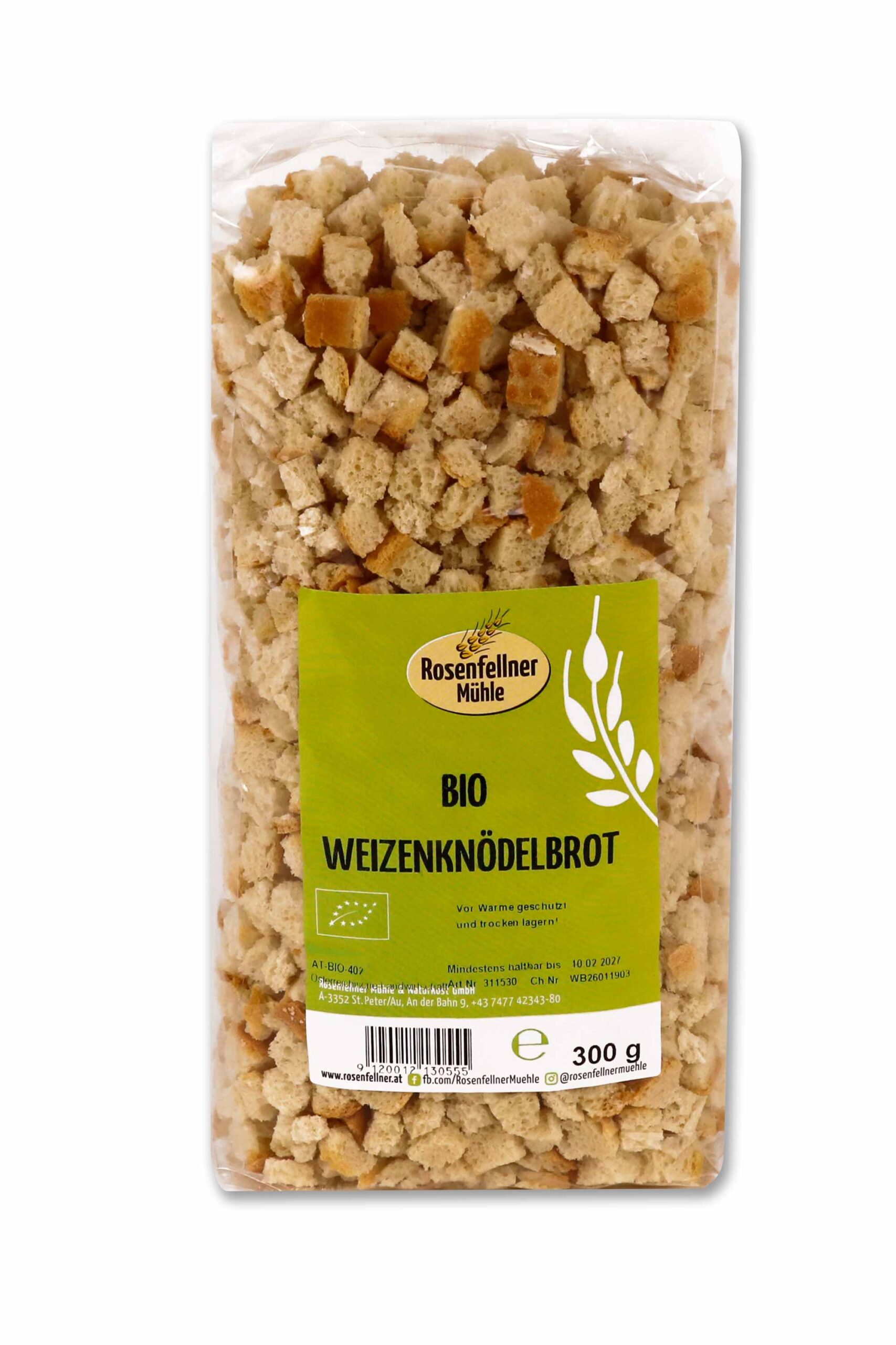 Weizenknödelbrot hell Bio 300g