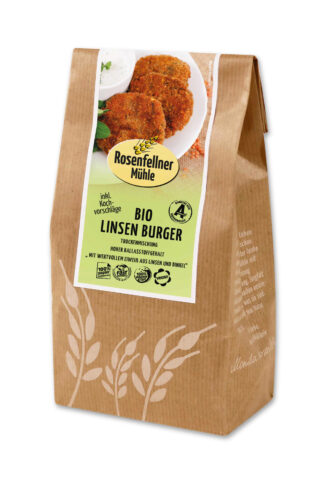Linsen Burger Trockenmischung Bio 160g