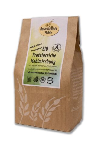 Proteinreiche Mehlmischung Bio 500g, ideal zum Backen und Kochen