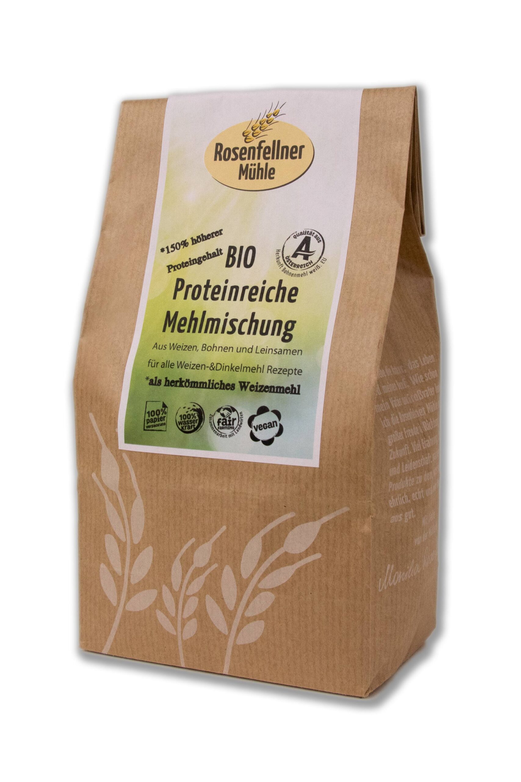 Proteinreiche Mehlmischung Bio 500g, ideal zum Backen und Kochen