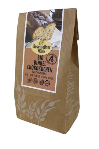 Dinkel Schokokuchen Backmischung Bio 370g, einfache Zubereitung